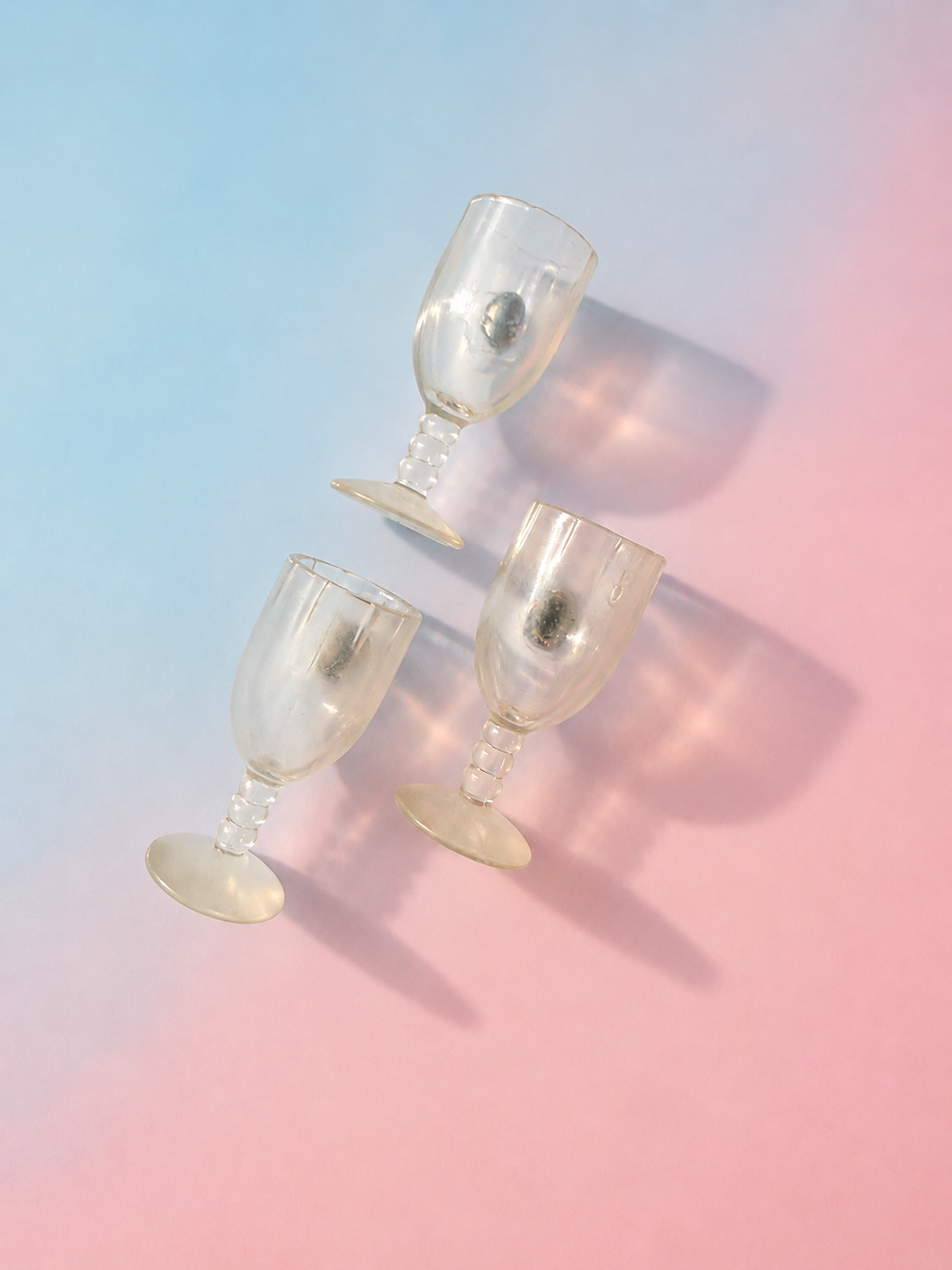 Barbie Vintage Goblet Glass Fridge Magnets (Set of 3)